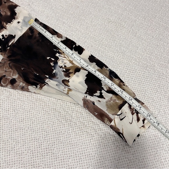 Eskandar 100% Silk Abstract Print Shirt – Oversized Fit - Picture 9 of 13